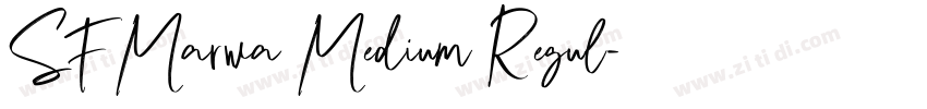 SFMarwa Medium Regul字体转换 SFMarwa Medium Regul字体转换
